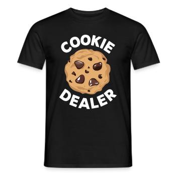 Cookies Cookie Keks Kekse Schokolade - Männer T-Shirt - Schwarz - Vorne - AI Model Male 178 light (178cm)