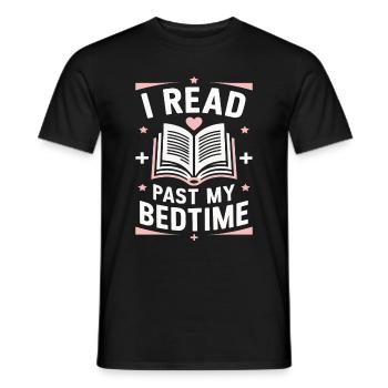 Bücher Buch lesen Bücherei Bibliothek Bücherwurm - Männer T-Shirt - Schwarz - Vorne - AI Model Male 178 light (178cm)