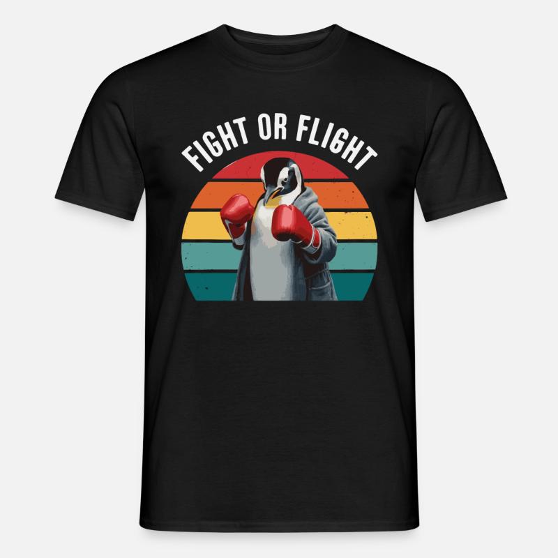 Pinguin Pinguine Tier - Männer T-Shirt - Schwarz