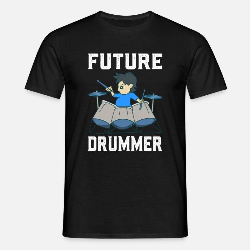 Drum Player - Men's T-Shirt - black