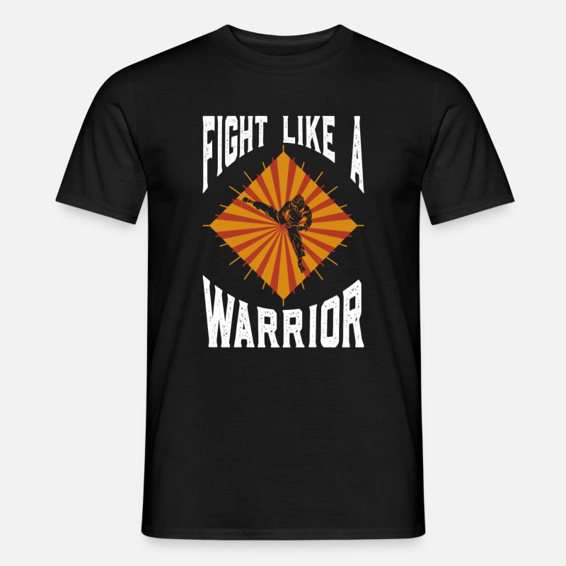 Boxe boxeur combattant dire - T-shirt homme - noir
