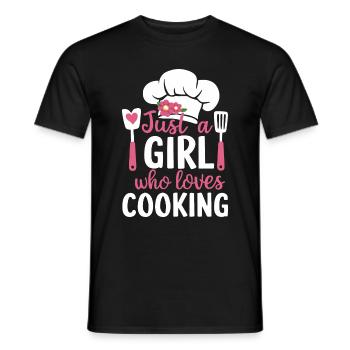 Chef Cooking Cheff Bäker - Men's T-Shirt - black - Front - AI Model Male 178 light (178cm)