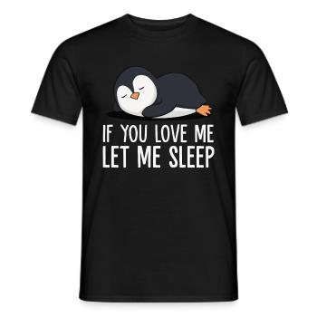 Pinguin Pinguine Tier - Männer T-Shirt - Schwarz - Vorne - AI Model Male 178 light (178cm)