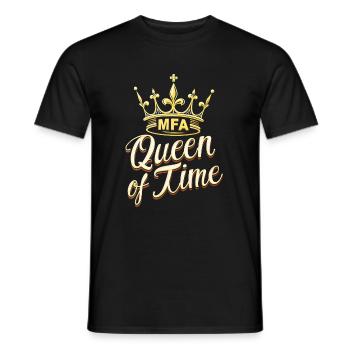 Assistant médical MFA Practice Queen Time - T-shirt homme - noir - Devant - AI Model Male 178 light (178cm)