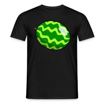 Melone - Männer T-Shirt - Schwarz - Vorne - AI Model Male 178 light (178cm)