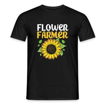 Floristik Florist Blumenhändler Blumenstrauß - Männer T-Shirt - Schwarz - Vorne - AI Model Male 178 light (178cm)