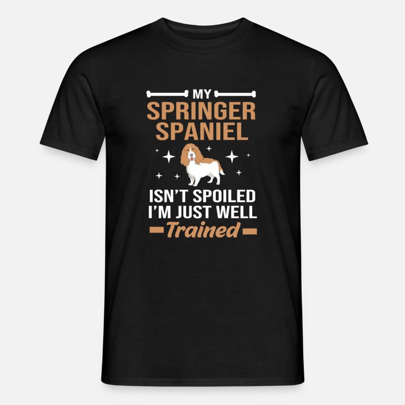 Springer Spaniel - Männer T-Shirt - Schwarz