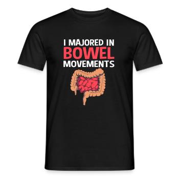 Gastroenterology - Men's T-Shirt - black - Front - AI Model Male 178 light (178cm)