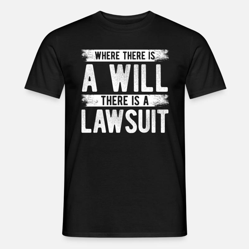 Richter Jurist Anwalt - Männer T-Shirt - Schwarz