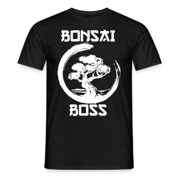 Bonsai Japan Tree Gift - Men's T-Shirt - black - Front - AI Model Male 178 light (178cm)