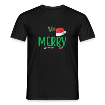 One Merry Teacher - Männer T-Shirt - Schwarz - Vorne - AI Model Male 178 light (178cm)