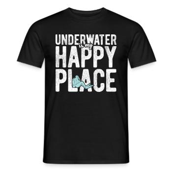 Apnoetaucher Freitaucher Taucher - Männer T-Shirt - Schwarz - Vorne - AI Model Male 178 light (178cm)