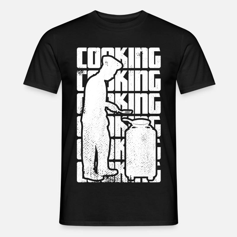 Kochkunst - Männer T-Shirt - Schwarz