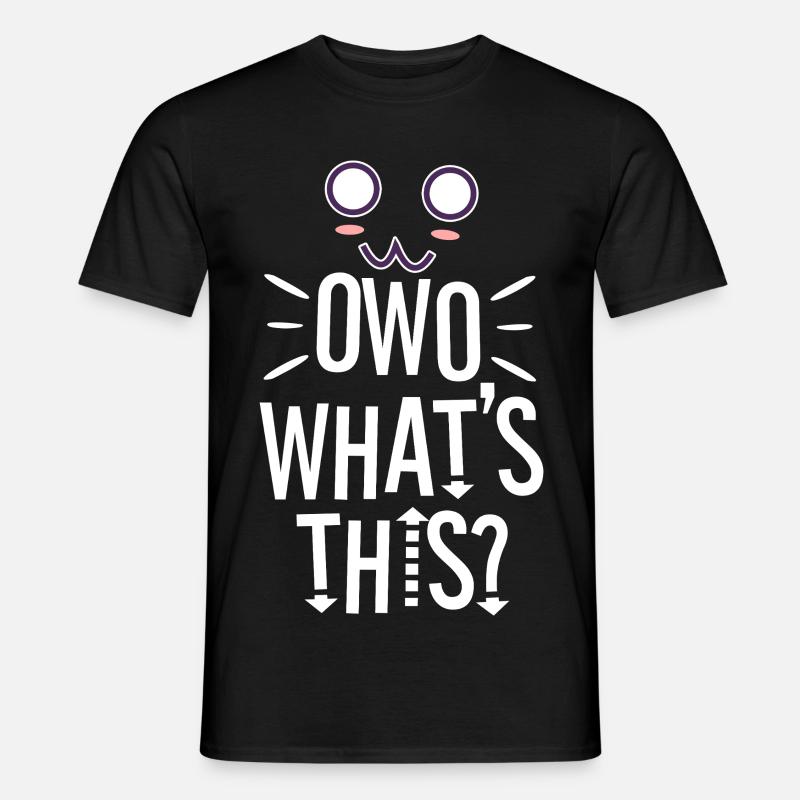 OwO Qu’est-ce que c’est ? - T-shirt homme - noir