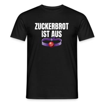 Zuckerbrot ist aus schwarzer Humor, die gute Zeit - Männer T-Shirt - Schwarz - Vorne - AI Model Male 178 light (178cm)