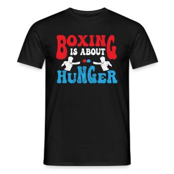 Boxen Boxer Kampfsport Boxring Boxhandschuhe - Männer T-Shirt - Schwarz - Vorne - AI Model Male 178 light (178cm)