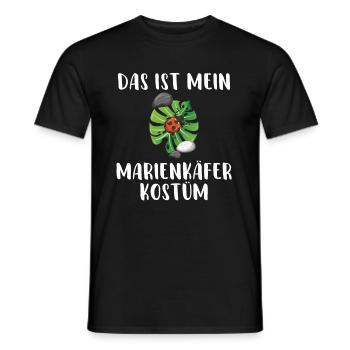 Das ist mein Marienkäfer Kostüm kleiner süßer Käfe - Männer T-Shirt - Schwarz - Vorne - AI Model Male 178 light (178cm)