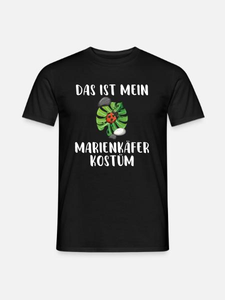 Das ist mein Marienkäfer Kostüm kleiner süßer Käfe - Männer T-Shirt - Schwarz