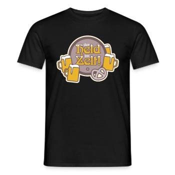 der Held im Zelt - Männer T-Shirt - Schwarz - Vorne - AI Model Male 178 light (178cm)