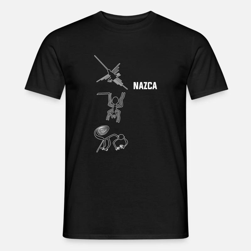 Nazca Line Peru, peruanische Peru - Männer T-Shirt - Schwarz