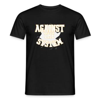 Démonstration de la révolution du système - T-shirt homme - noir - Devant - AI Model Male 178 light (178cm)