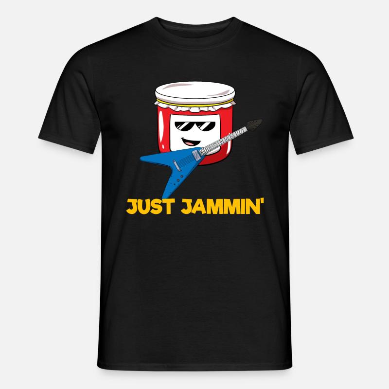 Jam Worth Gitarrist - Männer T-Shirt - Schwarz