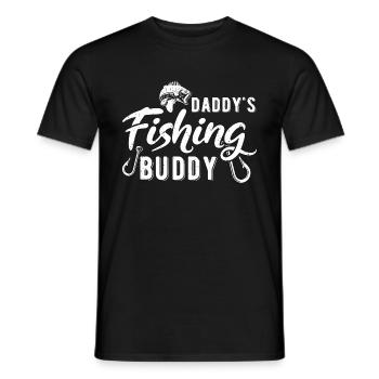 Daddy's Fishing Buddy - Men's T-Shirt - black - Front - AI Model Male 178 light (178cm)