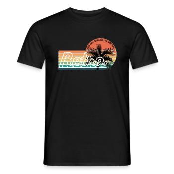 Are we all a bit retro - Men's T-Shirt - black - Front - AI Model Male 178 light (178cm)