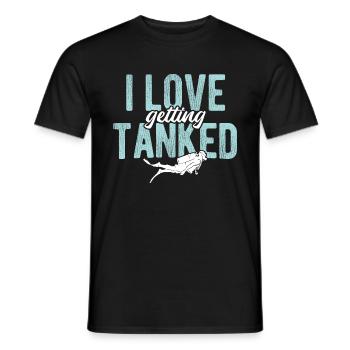 Apnoetaucher Freitaucher Taucher - Männer T-Shirt - Schwarz - Vorne - AI Model Male 178 light (178cm)