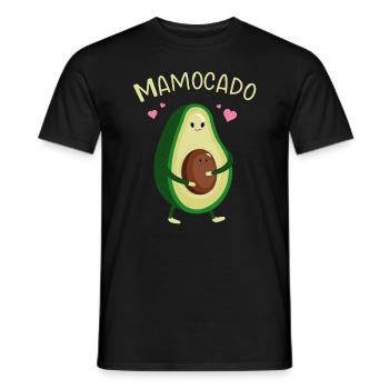Avocat Maman Mamocado - T-shirt homme - noir - Devant - AI Model Male 178 light (178cm)