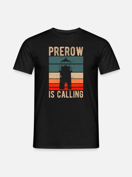 Prerow Is Calling Ostsee Urlaub Leuchtturm - Männer T-Shirt - Schwarz