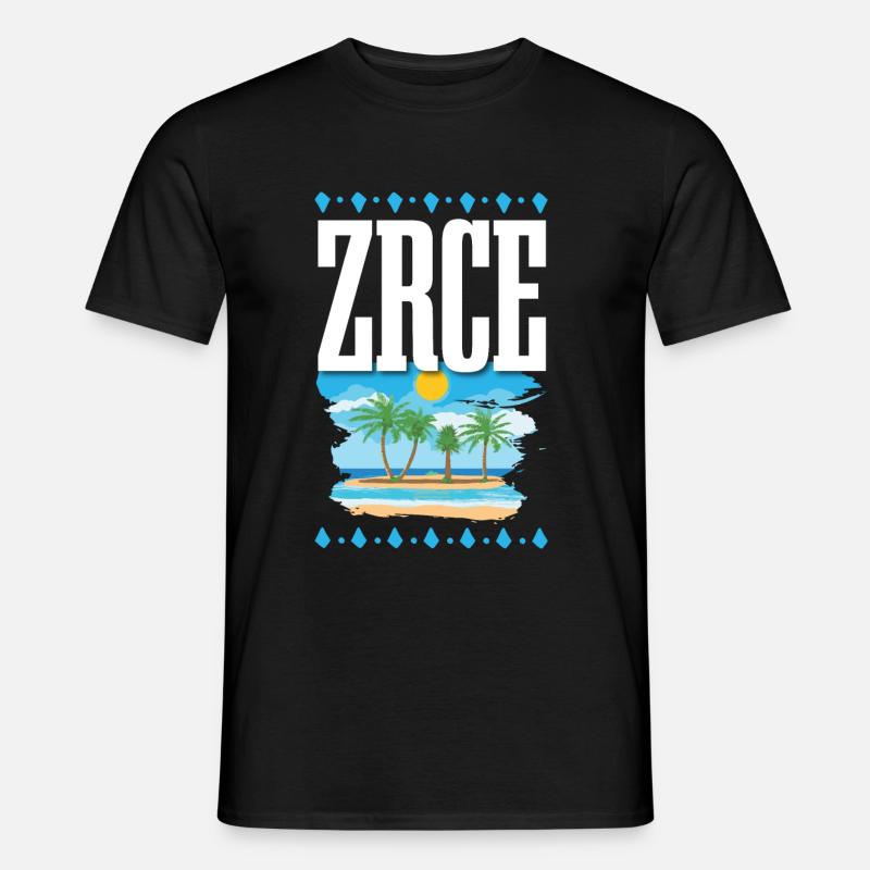 Zrce - Männer T-Shirt - Schwarz