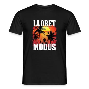 Lloret De Mar Modus - Männer T-Shirt - Schwarz - Vorne - AI Model Male 178 light (178cm)