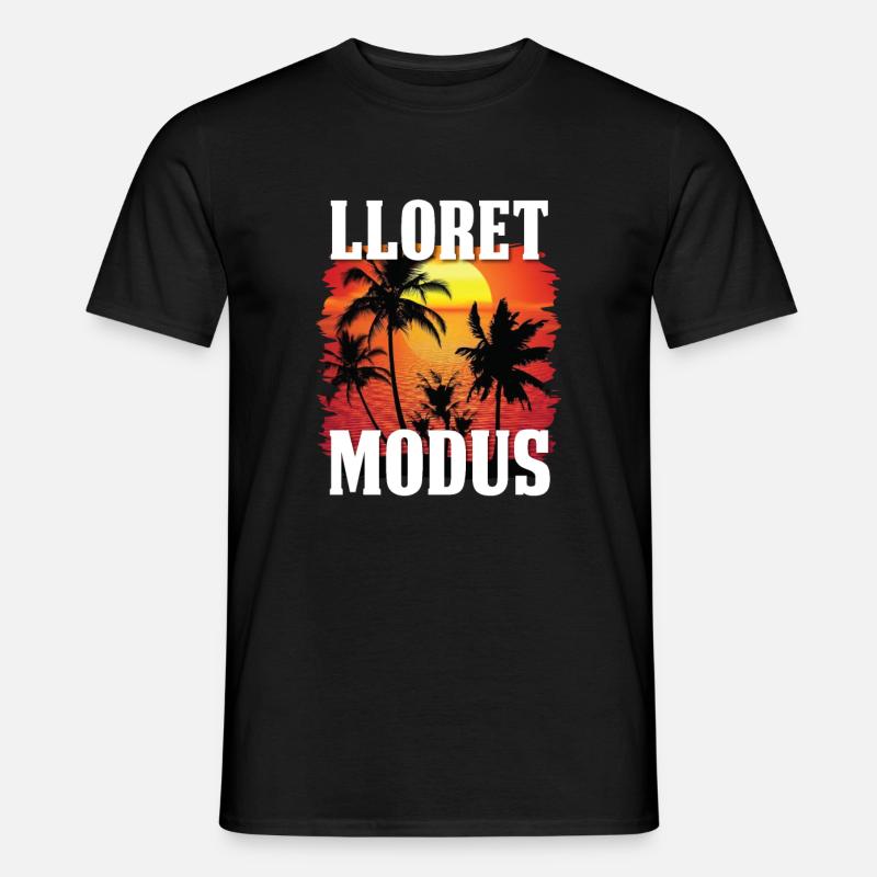 Lloret De Mar Modus - Männer T-Shirt - Schwarz