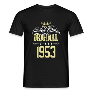 1953 limited edition - Männer T-Shirt - Schwarz - Vorne - AI Model Male 178 light (178cm)