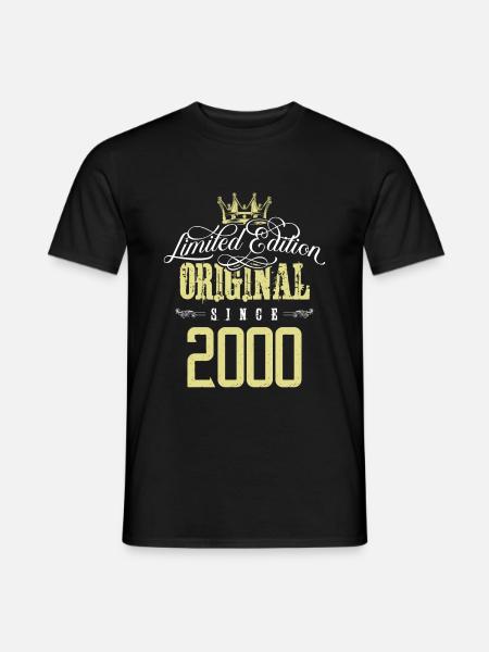2000 limited edition - Men's T-Shirt - black