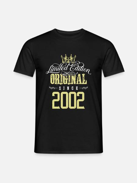 Édition limitée 2002 - T-shirt homme - noir