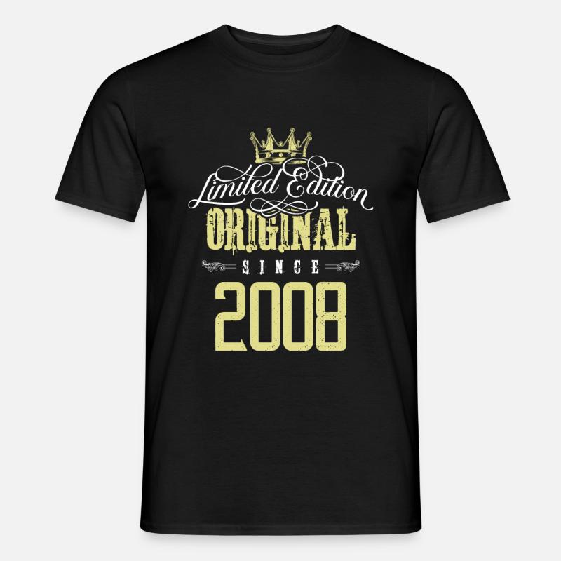 2008 limited edition - Männer T-Shirt - Schwarz