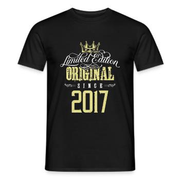 Édition limitée 2017 - T-shirt homme - noir - Devant - AI Model Male 178 light (178cm)