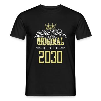 2030 limited edition - Men's T-Shirt - black - Front - AI Model Male 178 light (178cm)