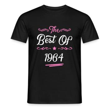 1964 best of - T-shirt homme - noir - Devant - AI Model Male 178 light (178cm)