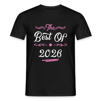 2026 best of - Männer T-Shirt - Schwarz - Vorne - AI Model Male 178 light (178cm)