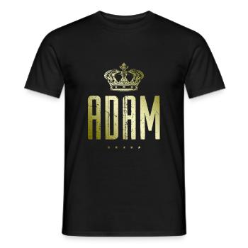 Adam - T-shirt homme - noir - Devant - AI Model Male 178 light (178cm)