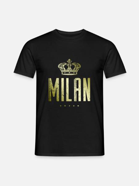 Milan - Männer T-Shirt - Schwarz
