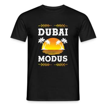 Mode Dubaï - T-shirt homme - noir - Devant - AI Model Male 178 light (178cm)