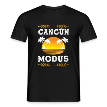 Cancun Mode - T-shirt homme - noir - Devant - AI Model Male 178 light (178cm)