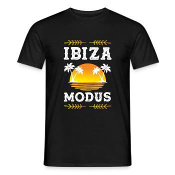 Ibiza Mode - Men's T-Shirt - black - Front - AI Model Male 178 light (178cm)