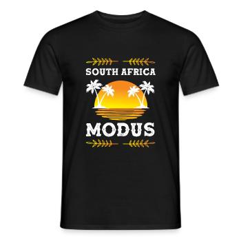 South Africa Modus - Männer T-Shirt - Schwarz - Vorne - AI Model Male 178 light (178cm)