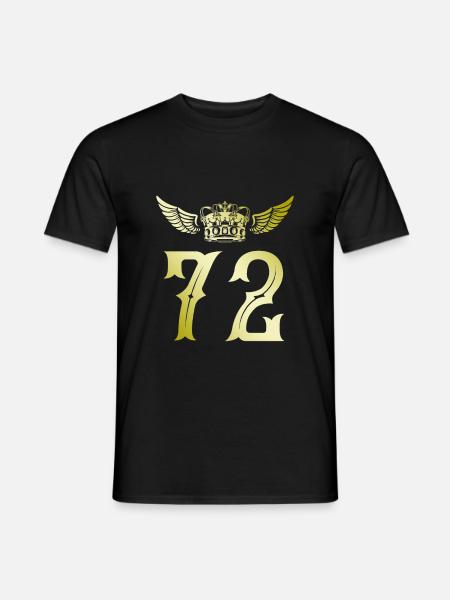 72 Number crown - Men's T-Shirt - black