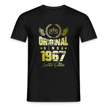 1967 limited edition - Männer T-Shirt - Schwarz - Vorne - AI Model Male 178 light (178cm)